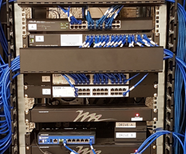 network cabling server rack